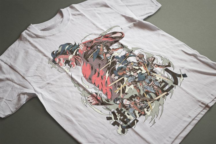 T-shirt Anime Attack on Titan